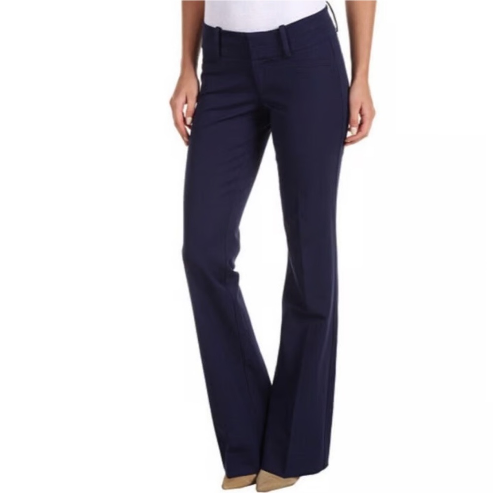 Lilly Pulitzer Resort Navy Jet Set Bootcut Trousers
